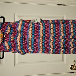 Ruby Rd. Batik Chic Sleeveless Maxi Dress